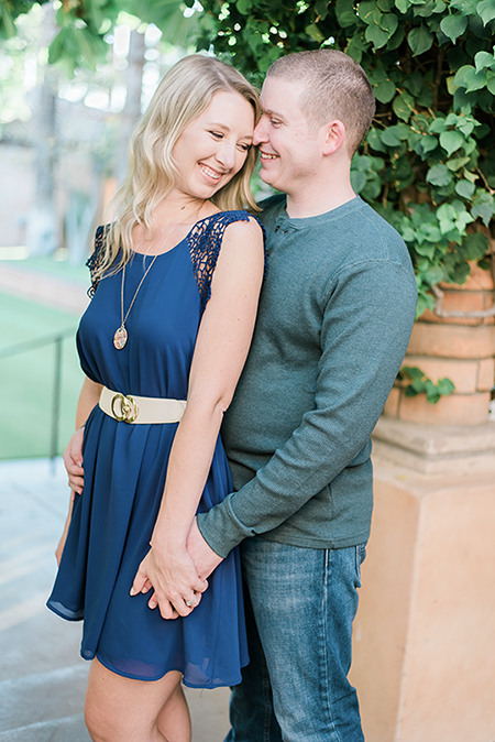 Arizona engagement photographers in Scottsdale at Royal Palms
