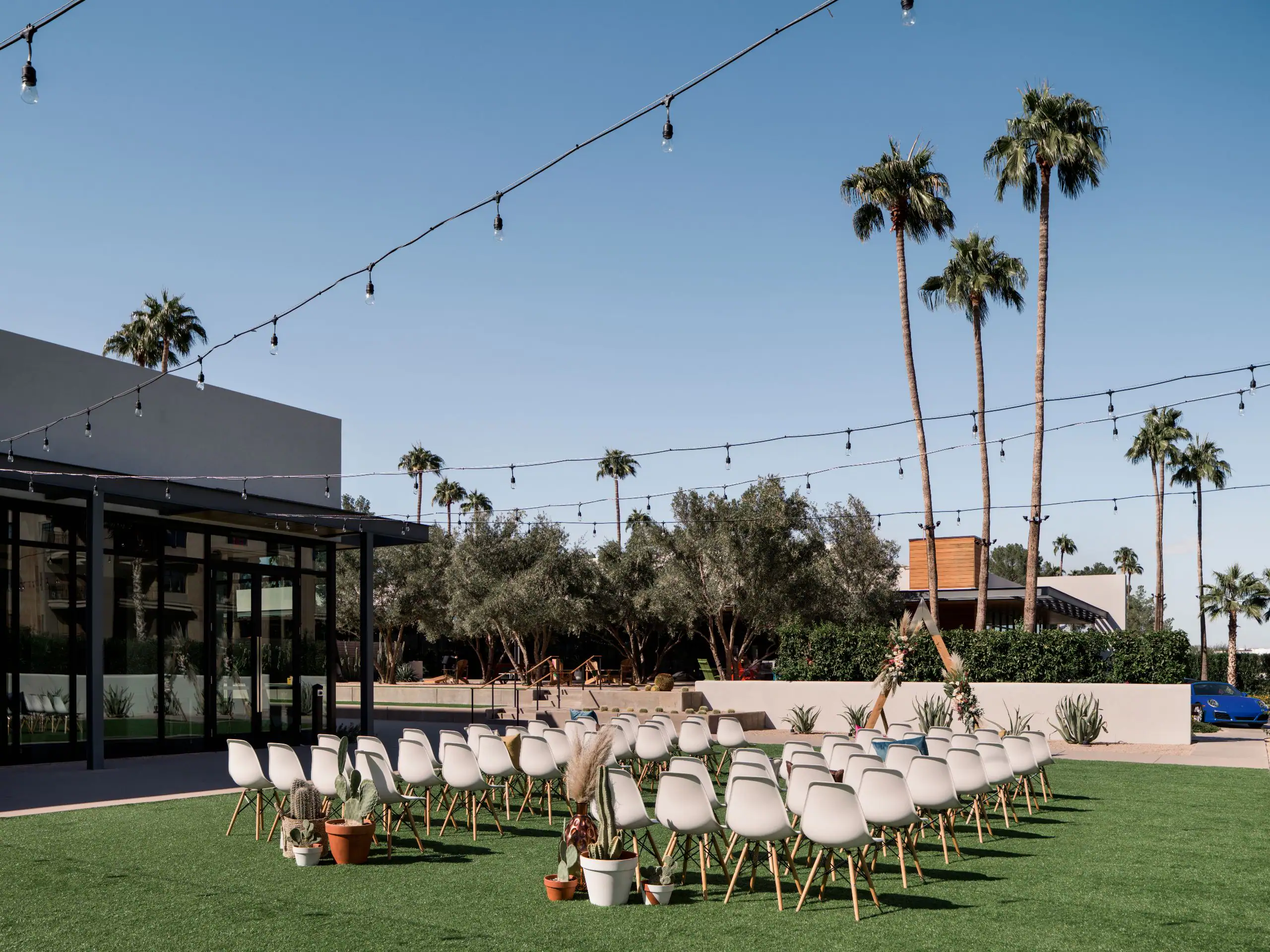Modern Wedding Reception at Andaz Scottsdale