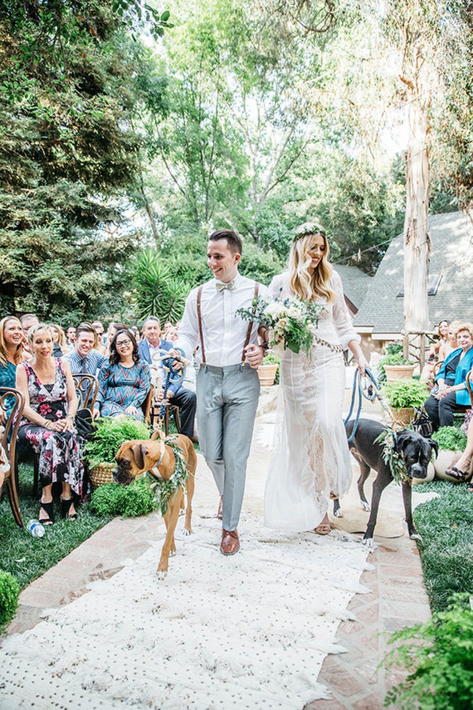 Dog-friendly Southern California garden wedding—laid-back luxury near Phoenix.