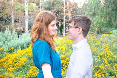 Pasadena engagement photographer at Arlington Garden