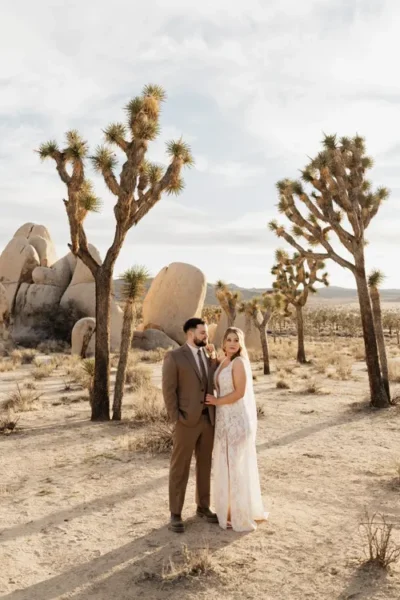 Southern California desert engagement photos
